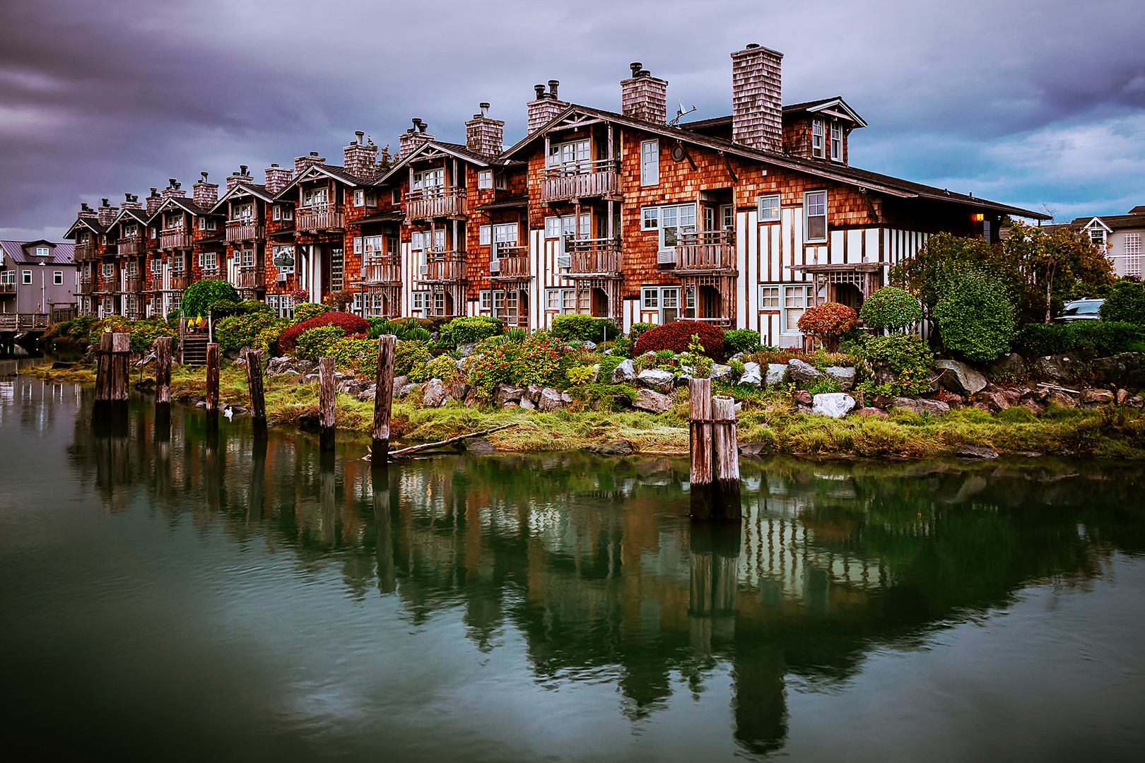 La Conner a small town in the state of Washington Foto & Bild city