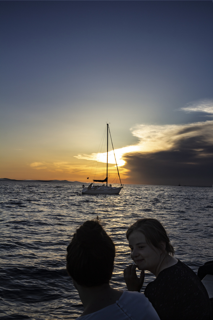 La conversación en el ocaso