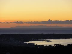 La Corse au petit matin depuis Juan les Pins !