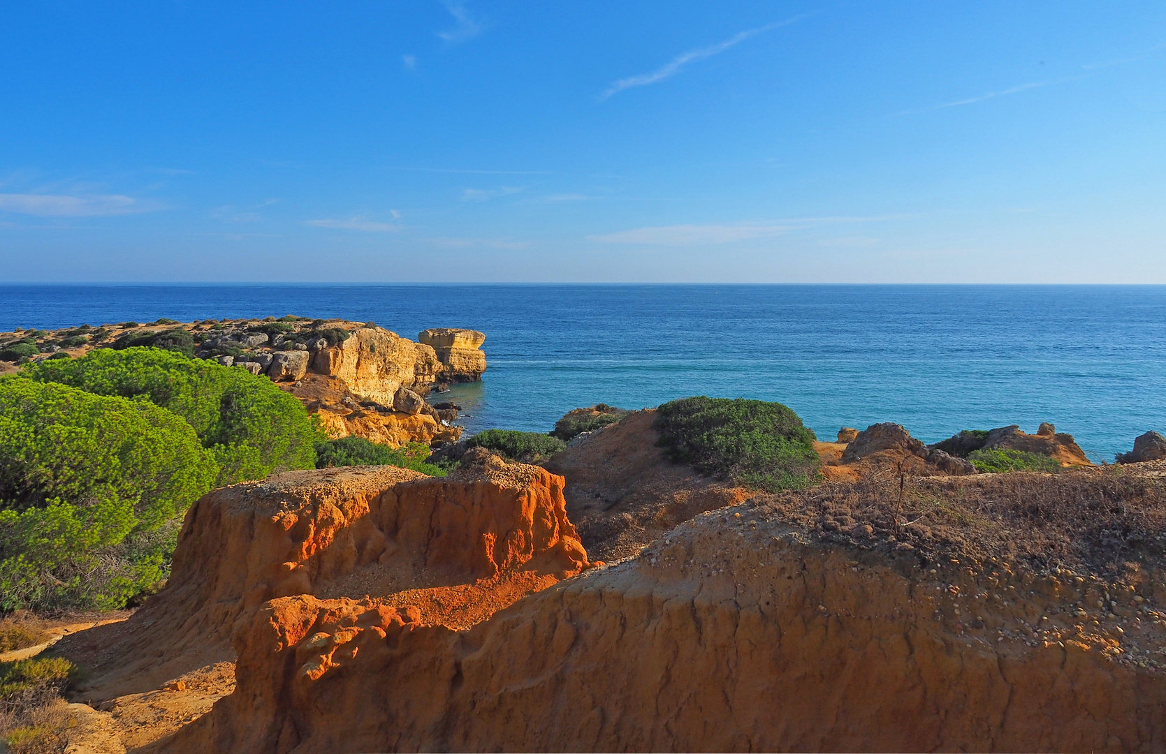 La côte d’Algarve à Albufeira