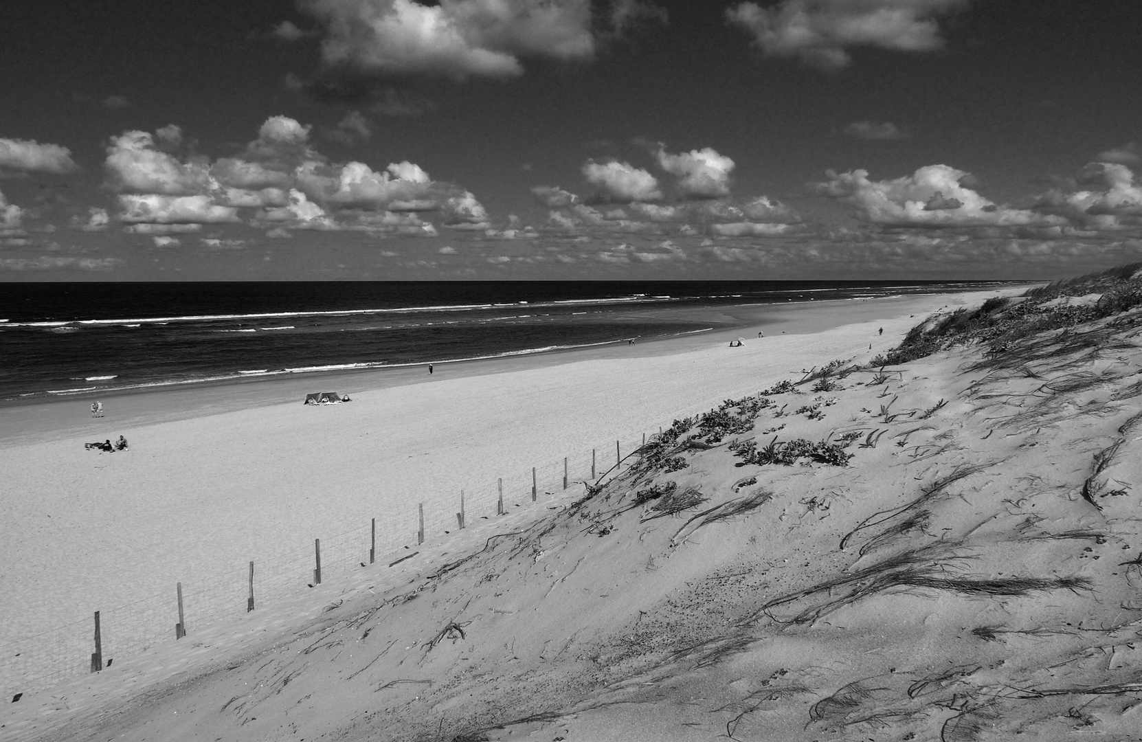 La Côte d’Argent photo et image spécial concours, paysages en noir et