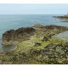 La côte vue des remparts de Saint Malo 