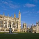 La Cour principale de King’s College avec l’entrée principale et la Chapelle  