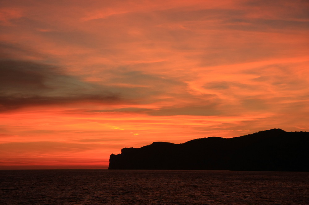 La Cruz bei Sonnenuntergang