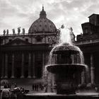 la cupola vista dalla fontana