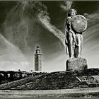 La Curuña..... Dalla statua di Beogan alla Torre d'Ercole.......