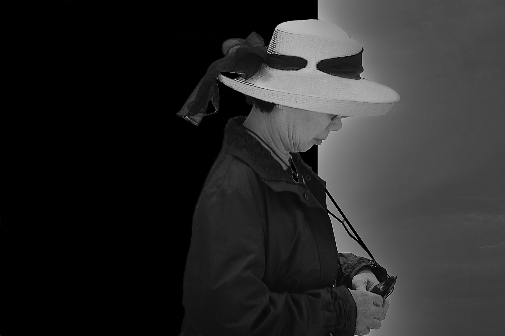 La dame au chapeau