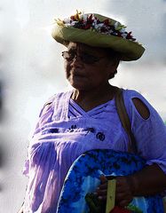 La dame au chapeau fleuri - Die Dame mit dem Blumenhut