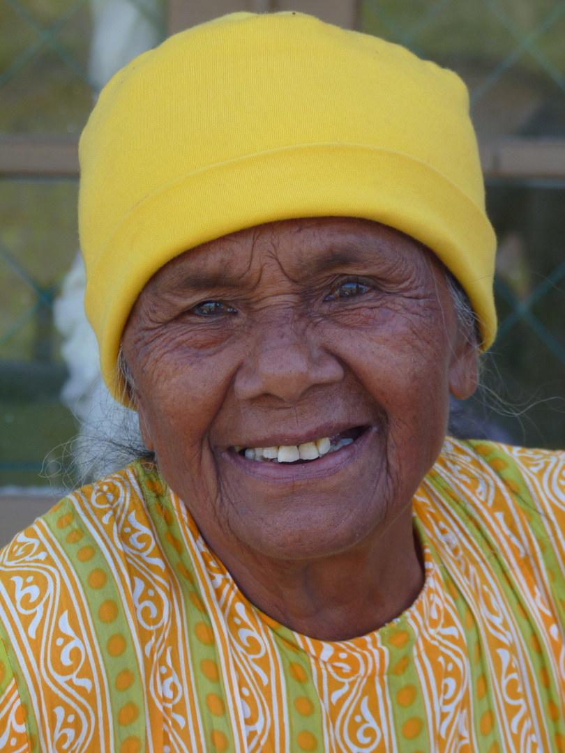 La dame en jaune