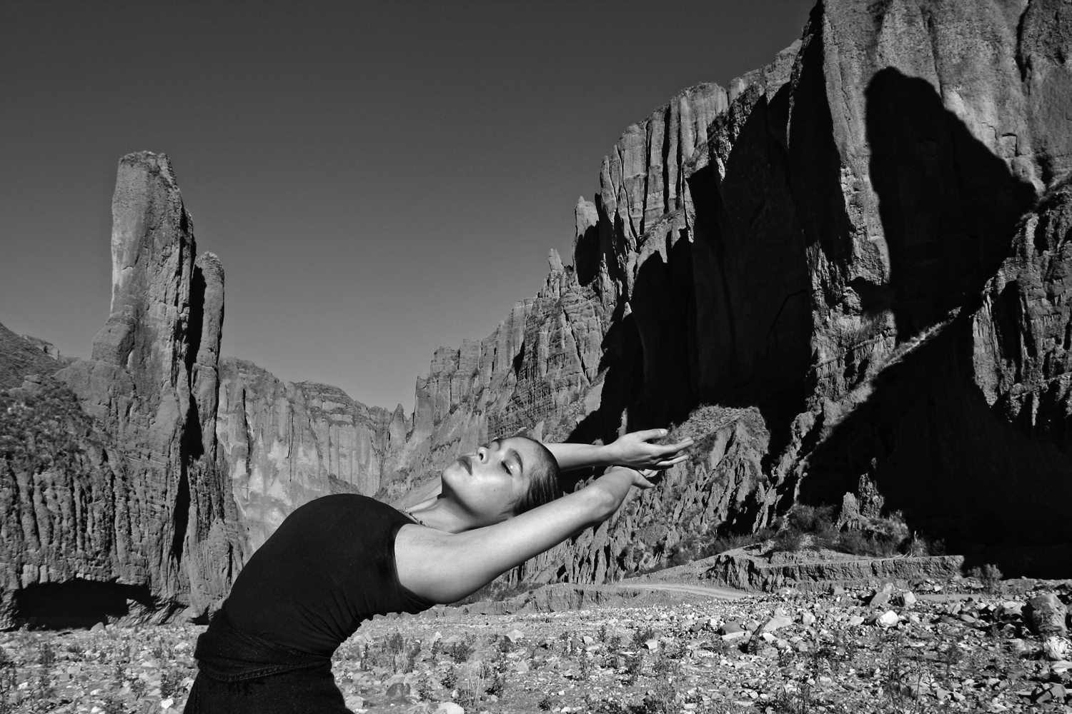 La danseuse était en noir