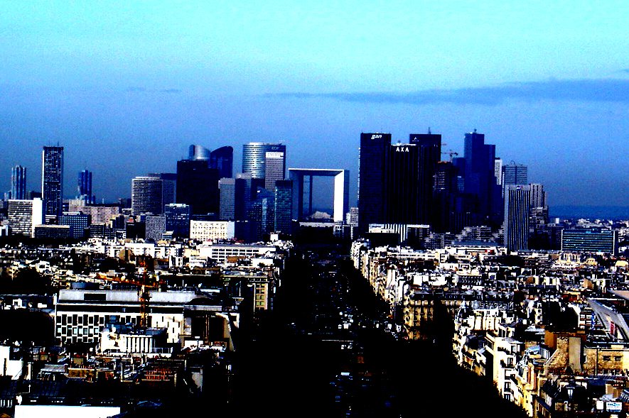 La Défense - Blick vom Arc de Triomph