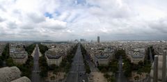 La Défense, gesehen vom Arc de Triomphe