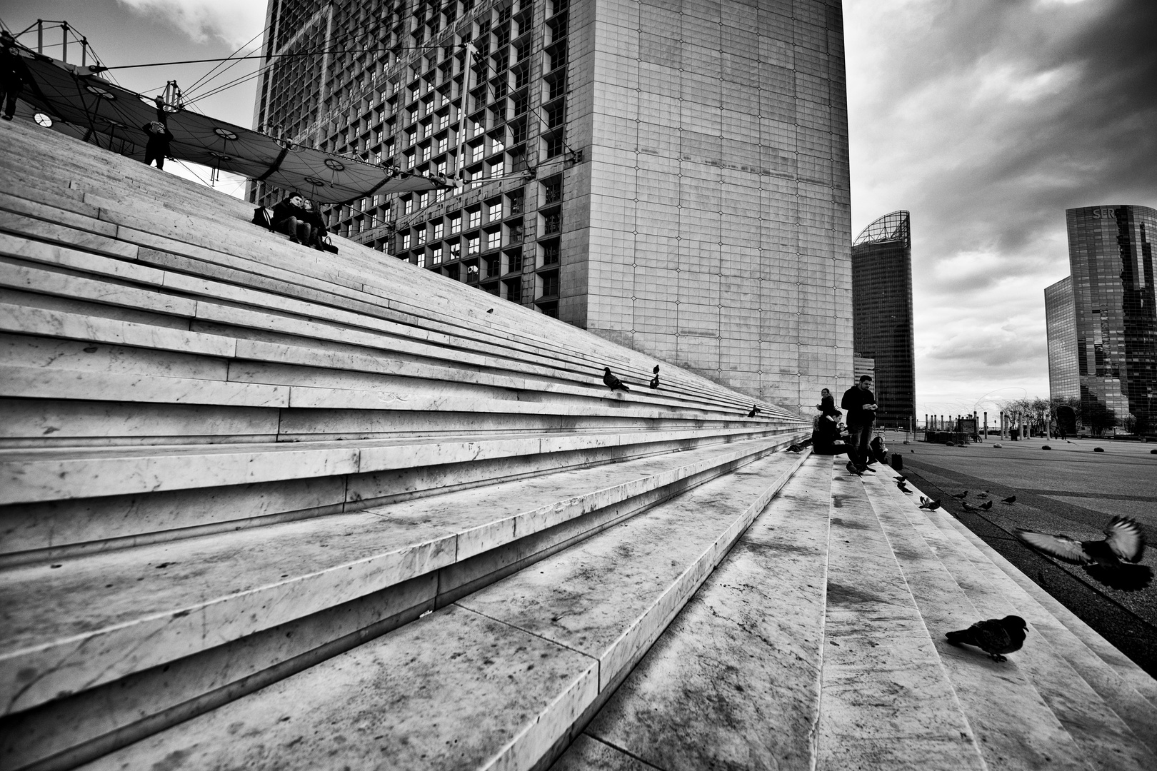 La defense - Stufen