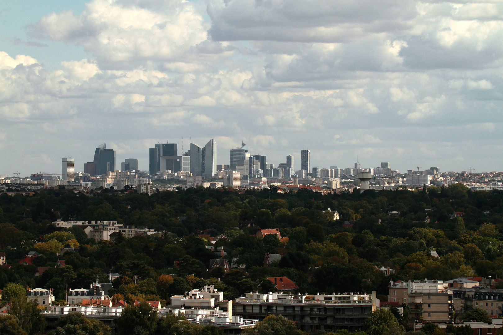 la Défense vue de la promenade de Saint Germain en Laye