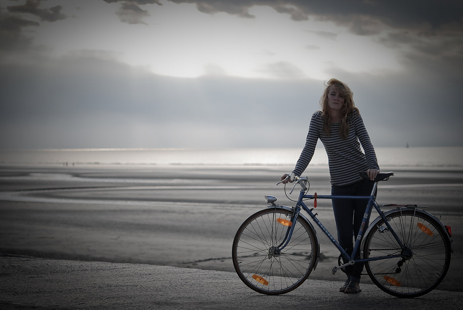 La demoiselle en bicyclette