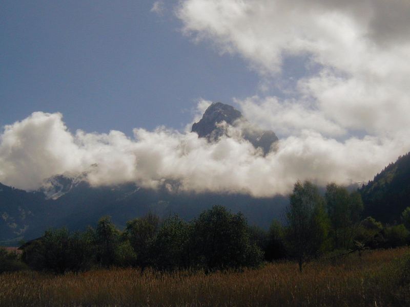 la dent d'oche vers bernex