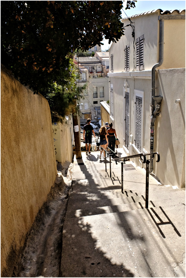 La descente...