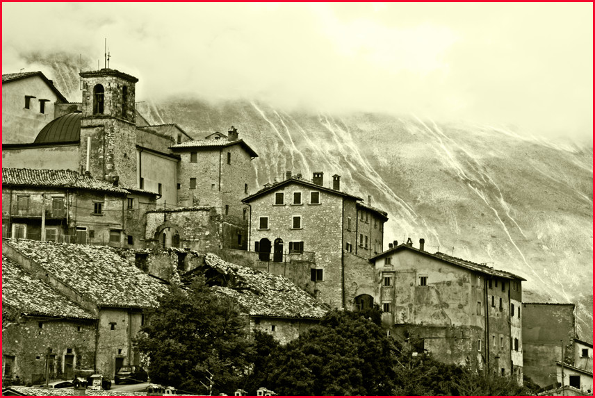 la diagonale di castelluccio.