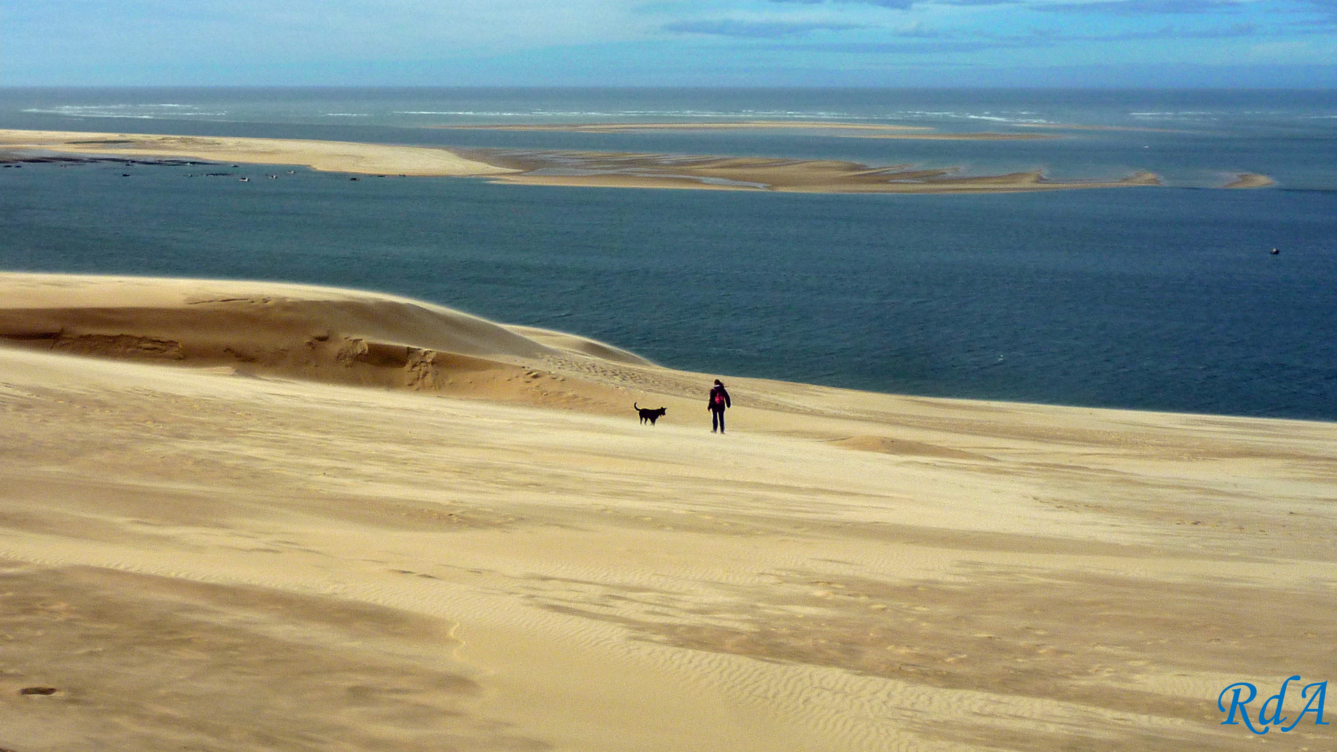 La Duna di Pilat e l'Oceano Atlantico Foto Immagini europe, france