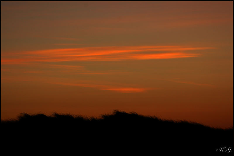 La duna - Solnedgang