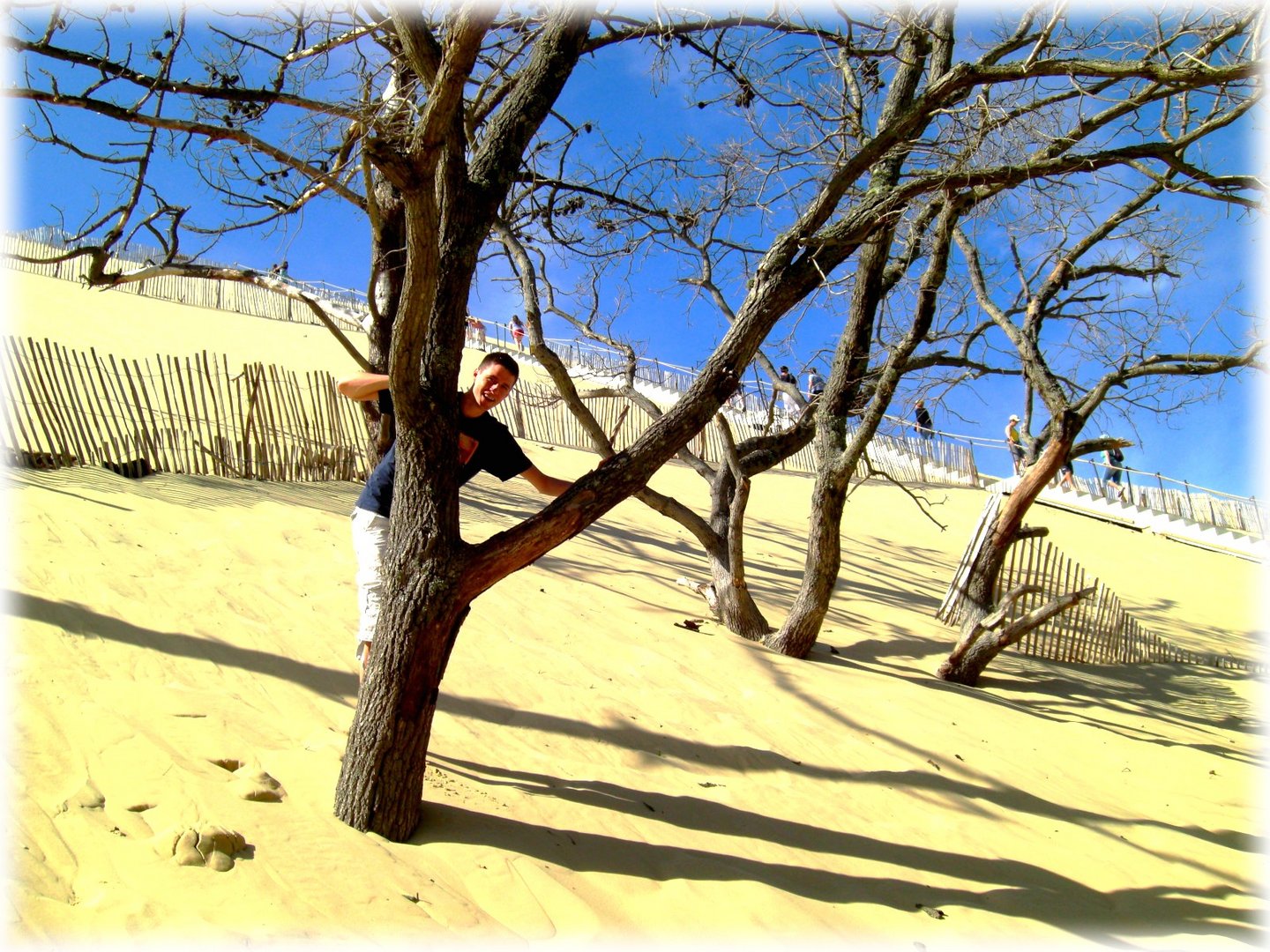 La dune du Pyla et Maxime