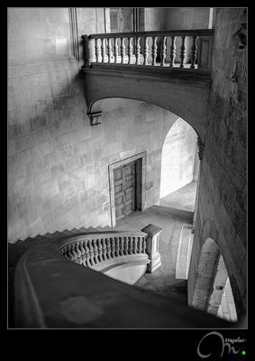 La escalera del emperador III -b/n-