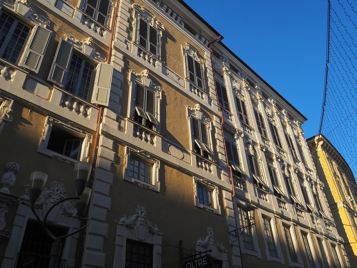 La façade du Palais Borea d‘Olmo  -  San Remo