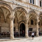 La façade du palais du Recteur à Dubrovnik.