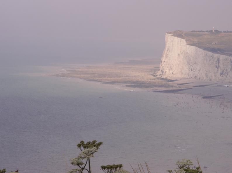 la Falaise de Mers-les-Bains dans la Somme