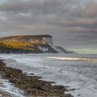 La falaise du Puyjalon, rive nord d'Anticosti