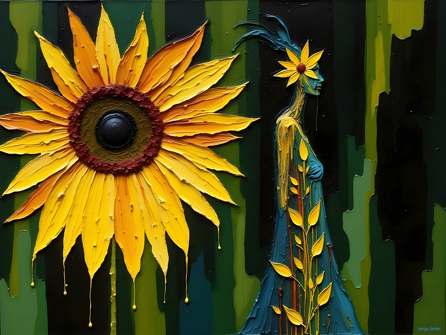 La fée verte et jaune...