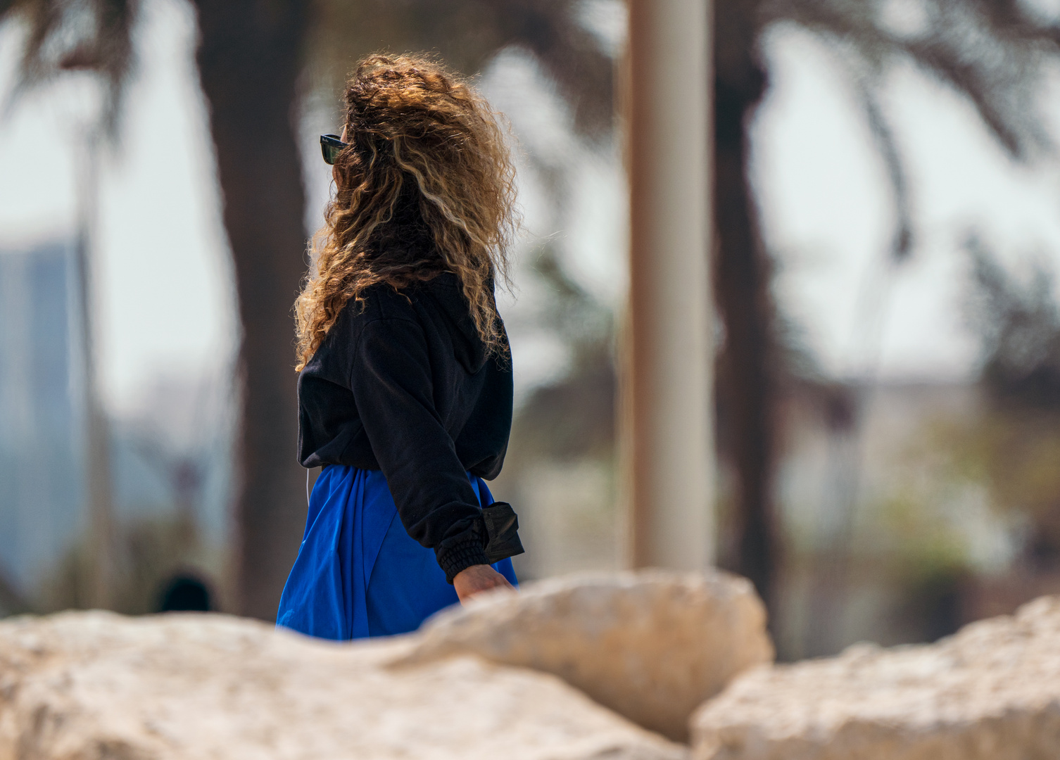 La femme de cheveux .... 