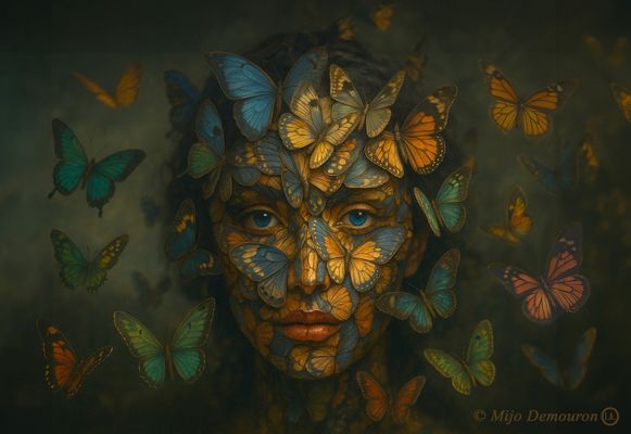 LA FEMME  PAPILLON