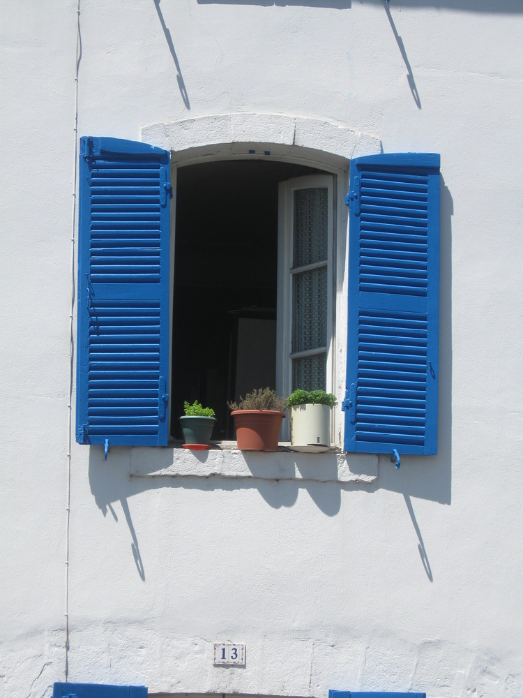 La fenêtre bleue