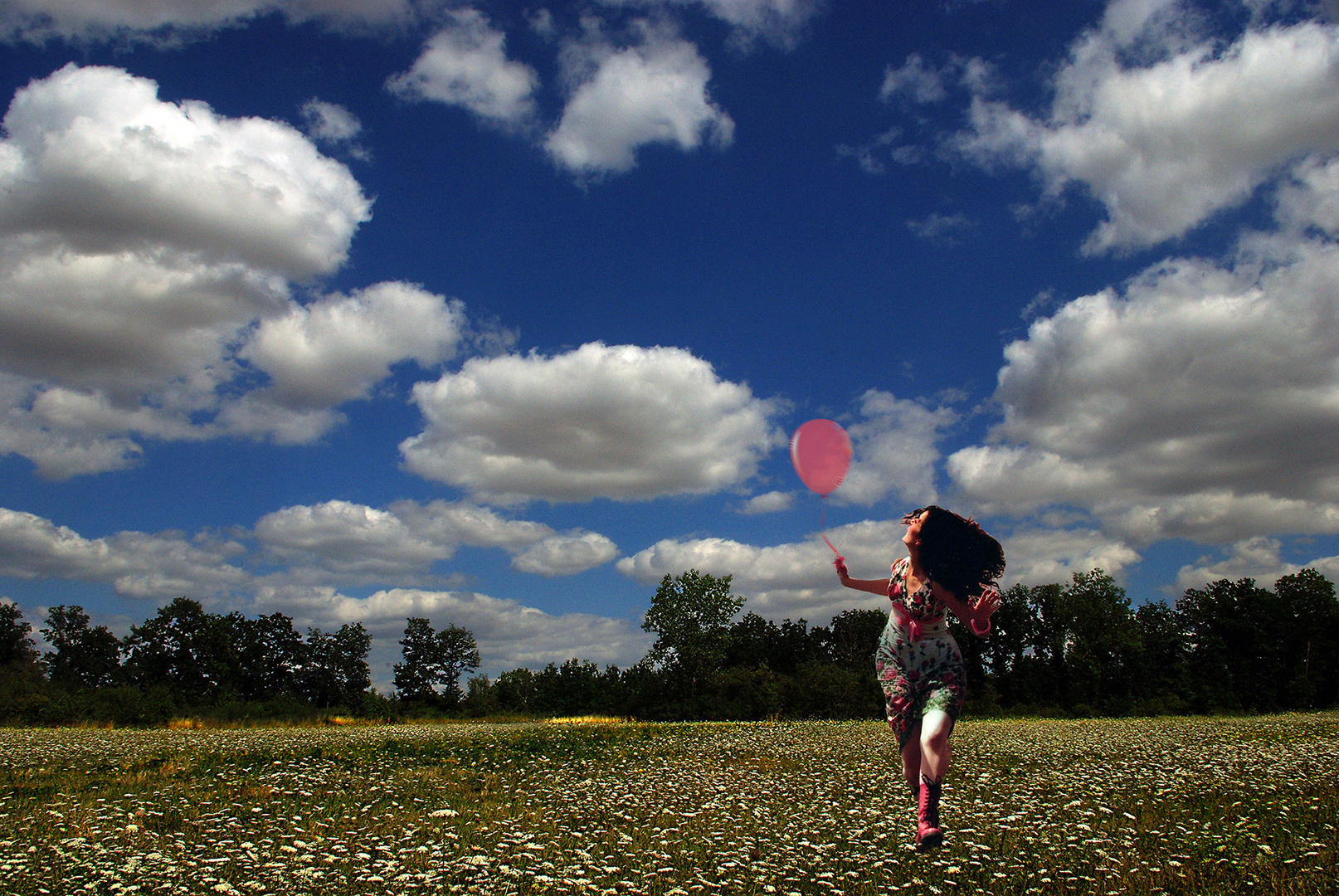 La fille au ballon rose.