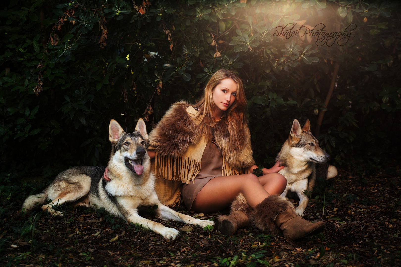 La fille et les loups...