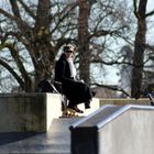 la fille mystere du skate parc!