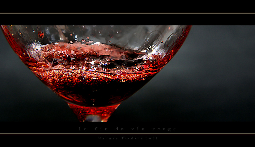 "La fin du vin rouge"