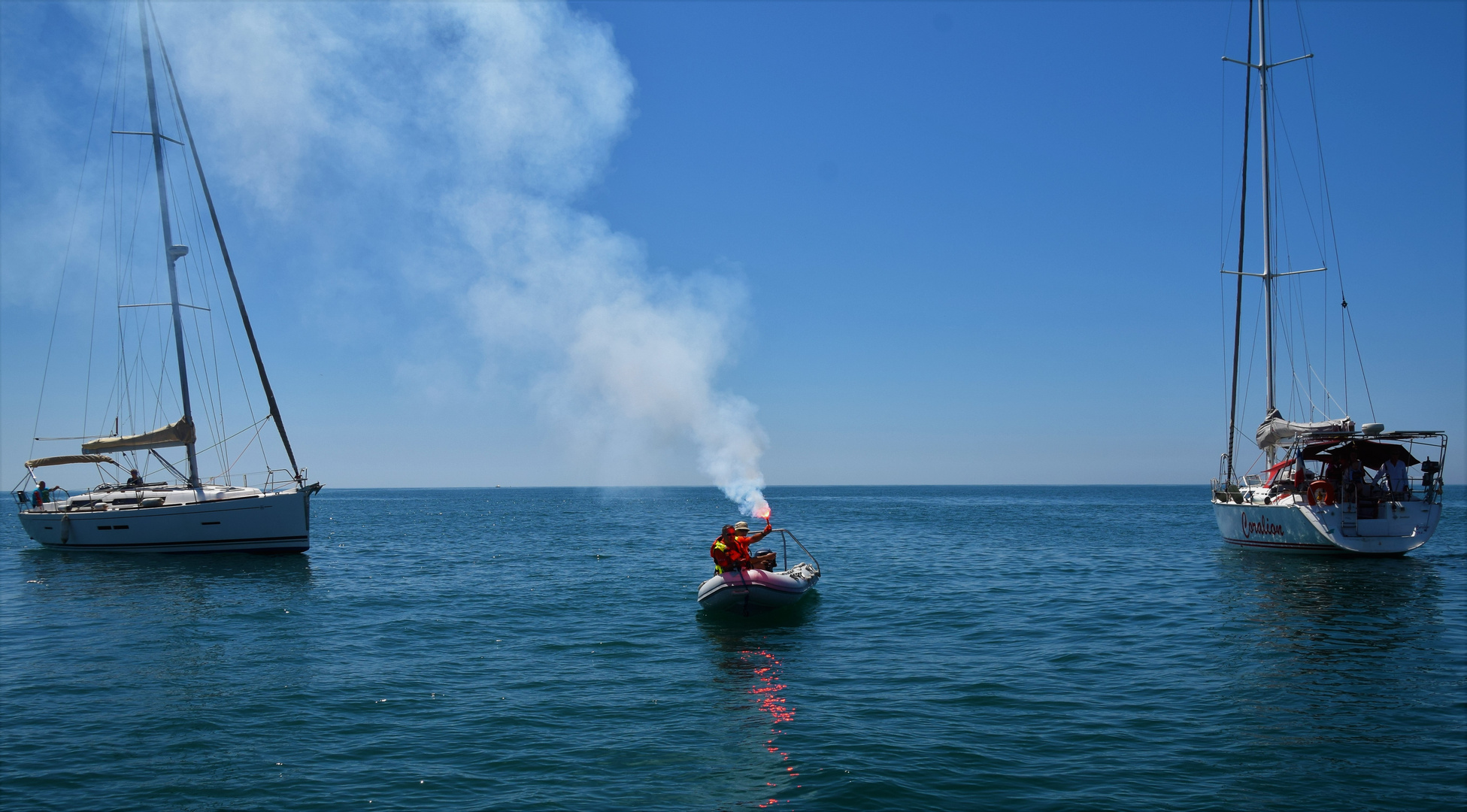 La flamme de l'espoir.