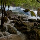 La Fontaine de Vaucluse en crue