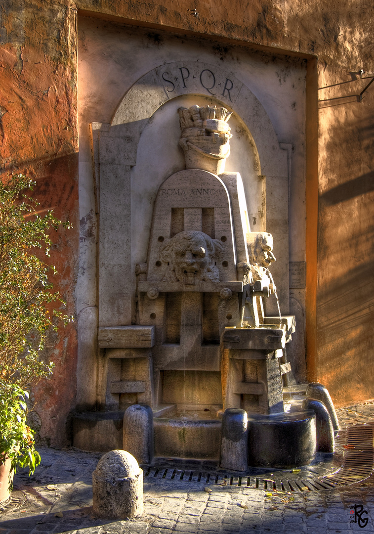 La fontana dei nasoni - Roma