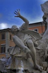 La fontana dei Quattro Fiumi