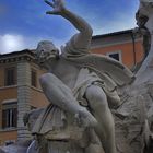 La fontana dei Quattro Fiumi