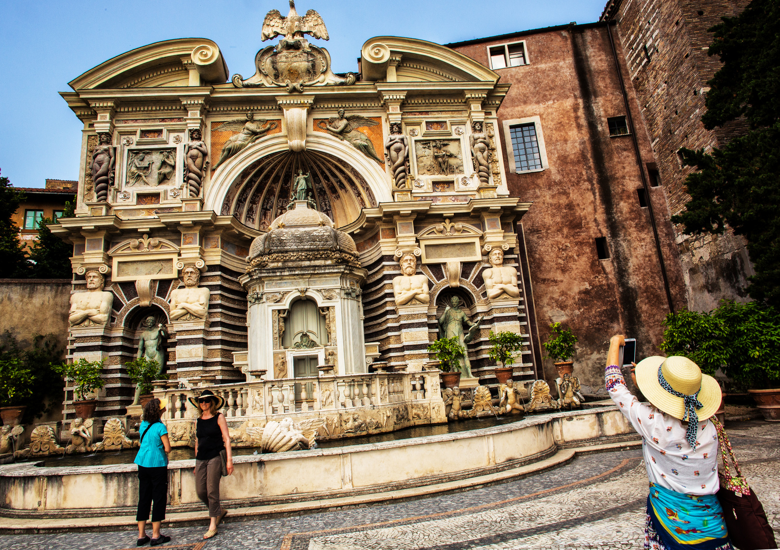 La Fontana dell'Organo a Villa d'Este a Tivoli