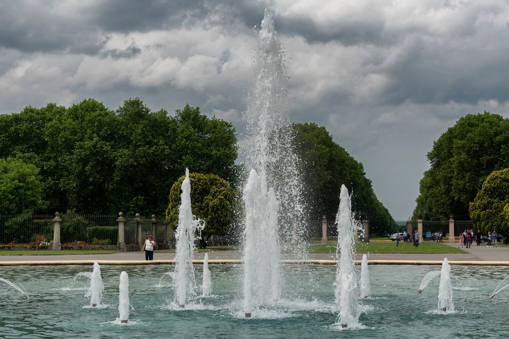 La fontana, Villa Reale di Monza