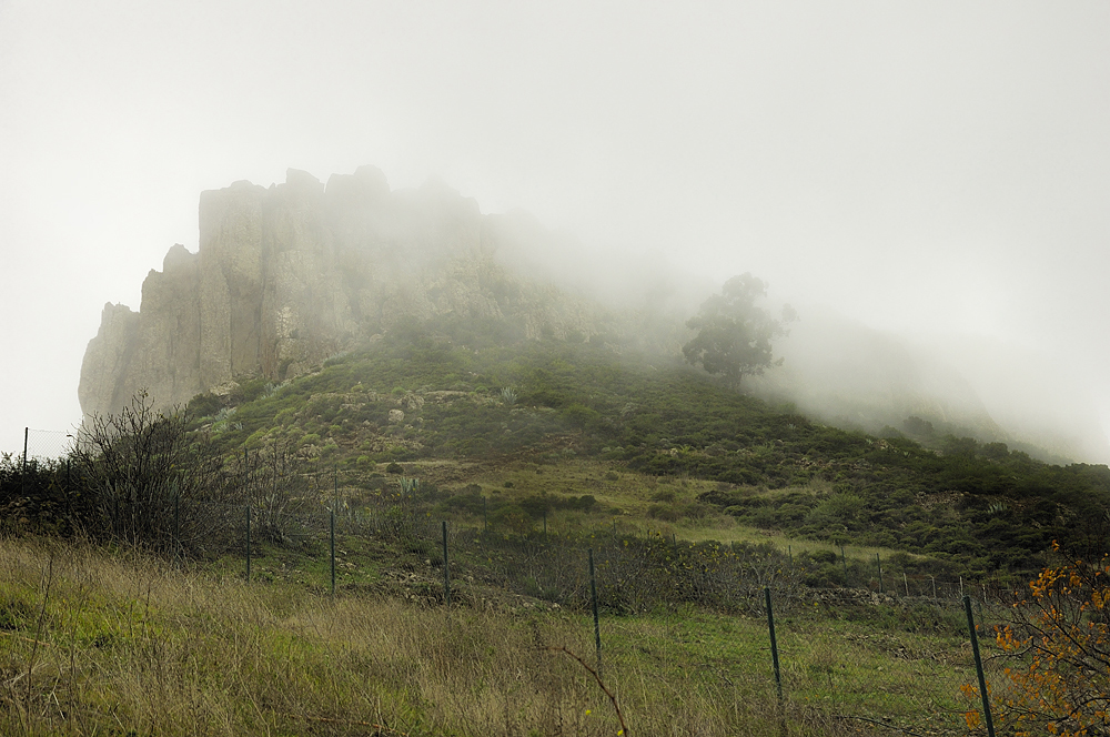 La Fortaleza im Nebel, La Gomera