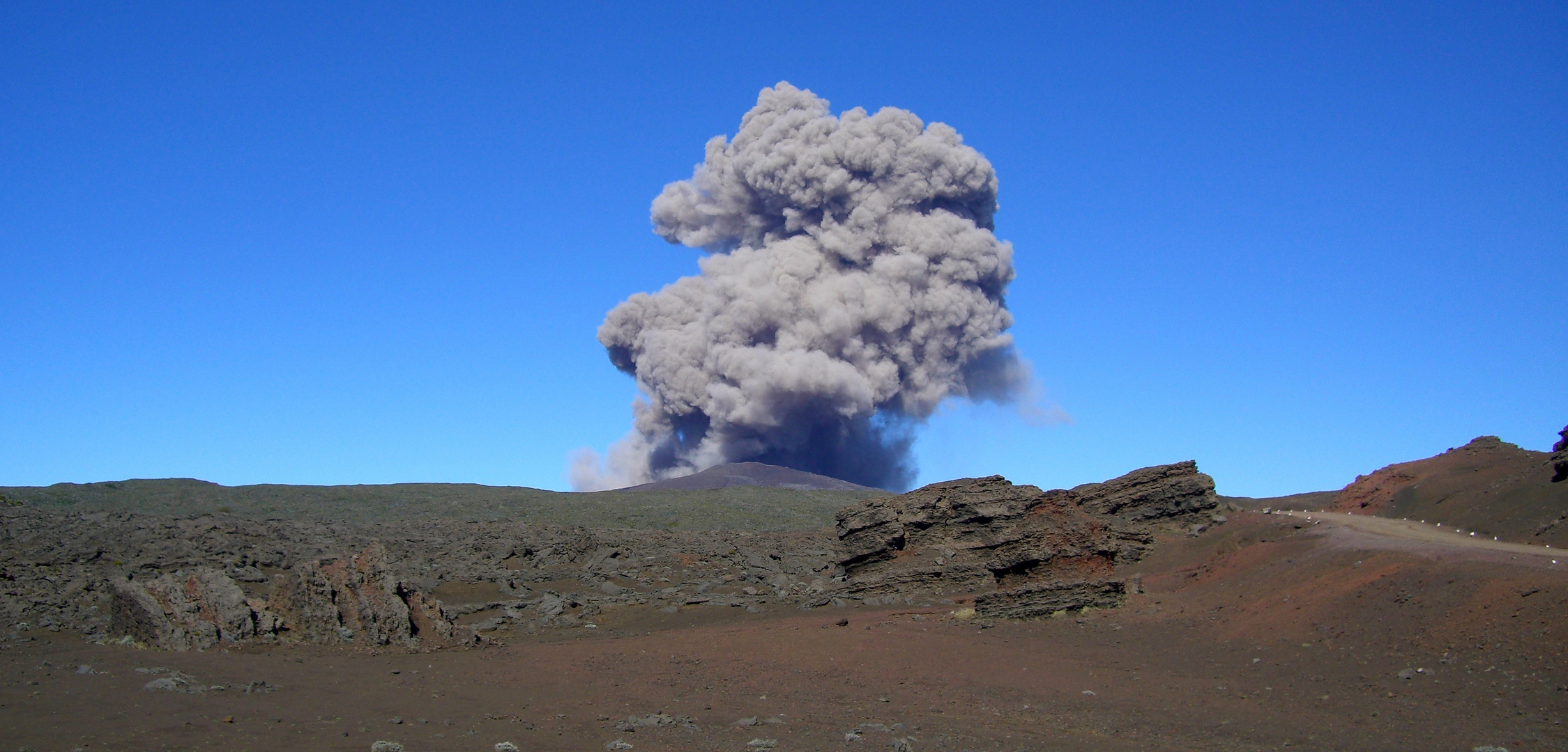 la fournaise...effondrement