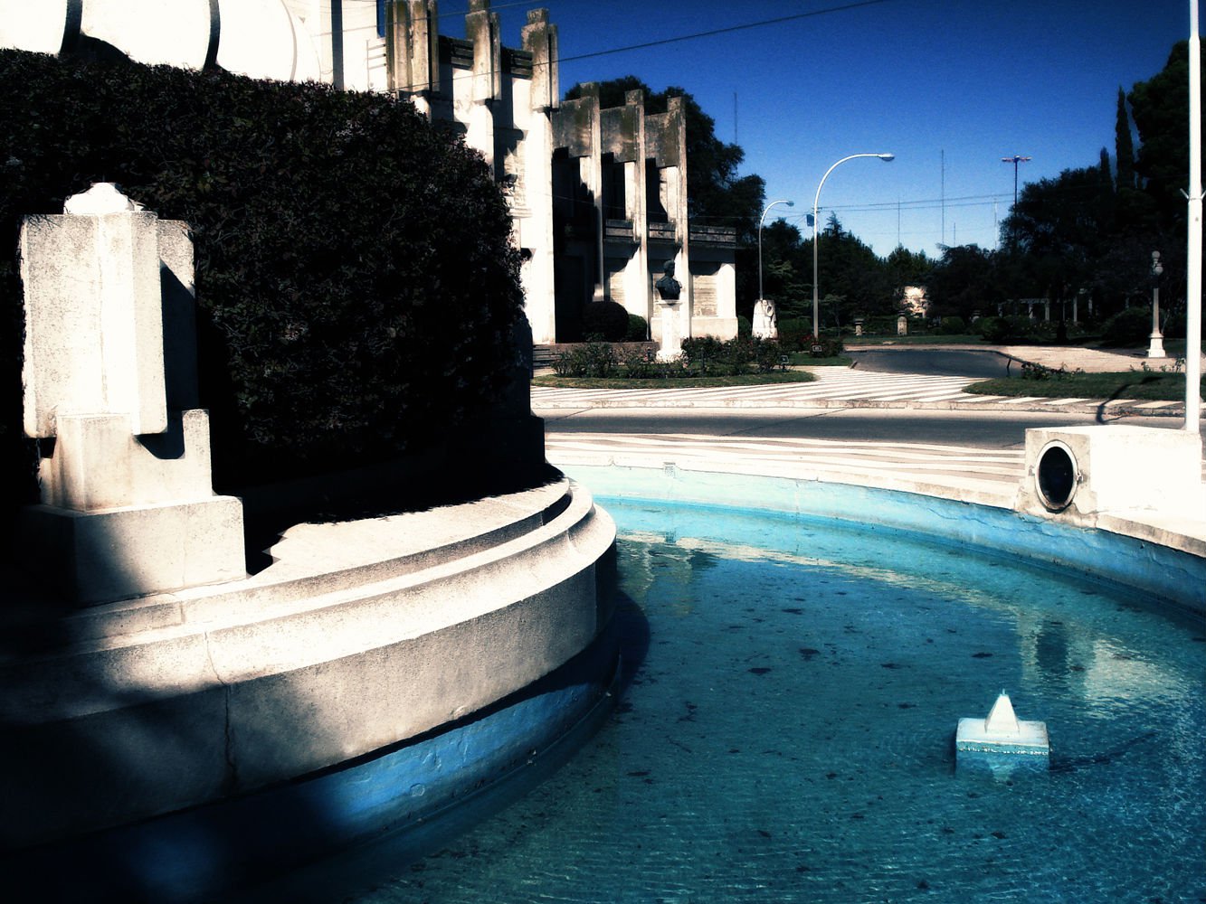 La fuente de la plaza