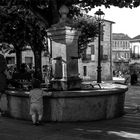 La fuente del pueblo con agua de manatial. Cuntis. Pontevedra