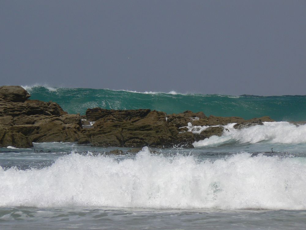 La fuerza del mar...